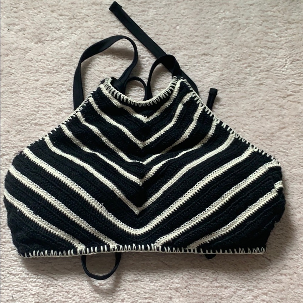 Halter bikini top.